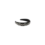 Dice Kayek Crystal-Embellished Headband in Black | Hair Accessories | Coveti