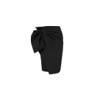 Dice Kayek Draped Sculpted Skirt in Black | Pencil Skirts | Coveti