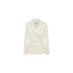 Dice Kayek Fitted Blazer in Off White | Blazers | Coveti