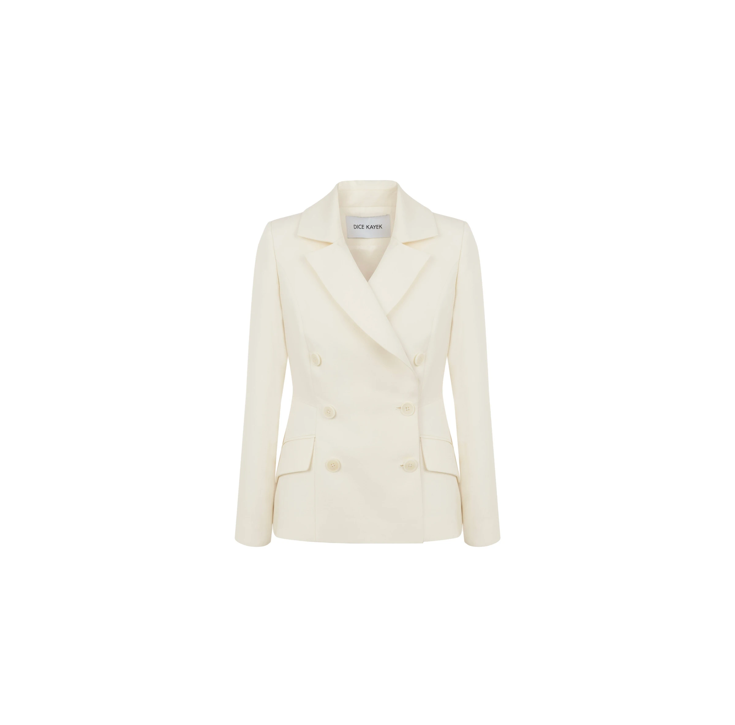 Dice Kayek Fitted Blazer in Off White Dice Kayek Fitted Blazer in Off White | Blazers | Coveti