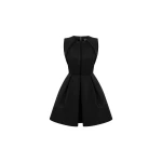 Dice Kayek Signature Sleeveless Mini Dress in Black | Mini Dresses | Coveti