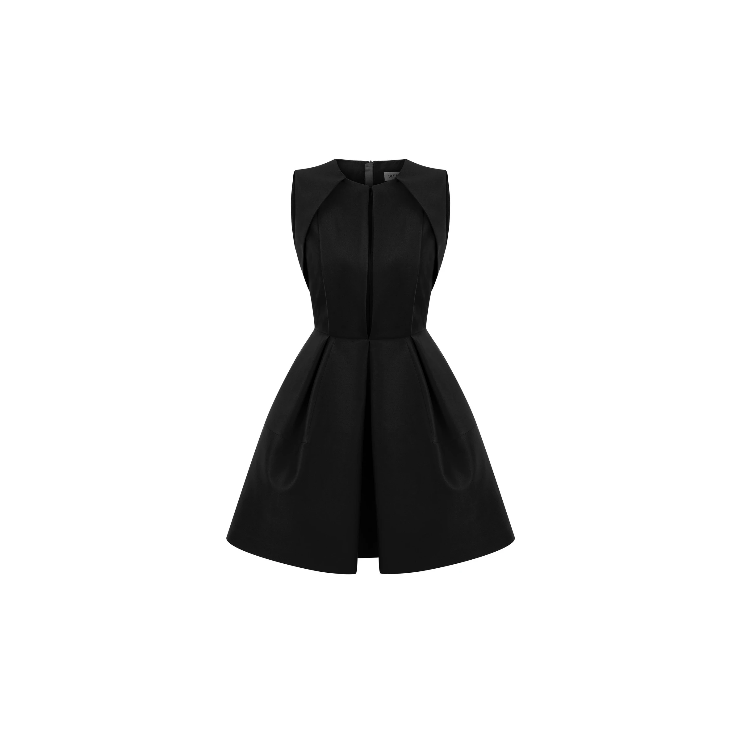 Dice Kayek Signature Sleeveless Mini Dress in Black Dice Kayek Signature Sleeveless Mini Dress in Black | Mini Dresses | Coveti
