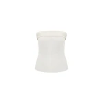 Dice Kayek Strapless Off White Corset Top | Sleeveless | Coveti