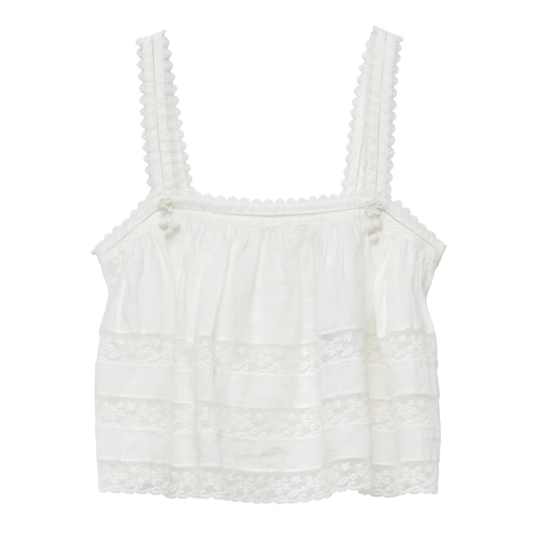 Doen Adalyn Top in Salt | Blouses | Coveti