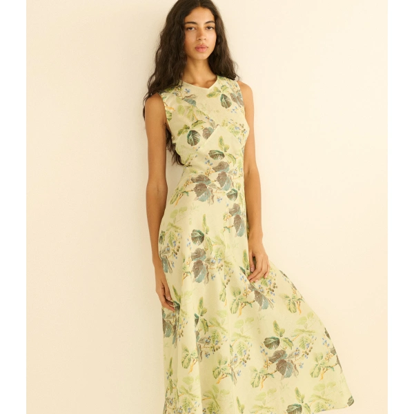 Doen Adelana Dress in Floraison de Mûres | Maxi Dresses | Coveti, view 2
