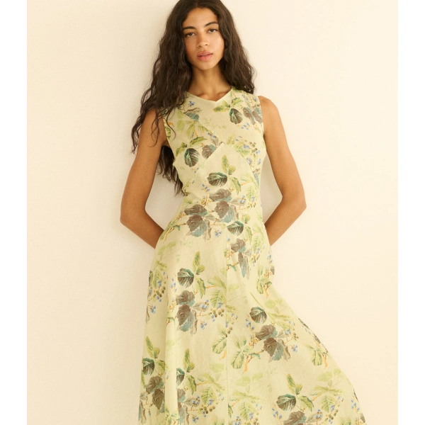 Doen Adelana Dress in Floraison de Mûres | Maxi Dresses | Coveti, view 3