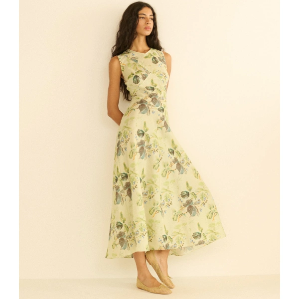Doen Adelana Dress in Floraison de Mûres | Maxi Dresses | Coveti, view 4