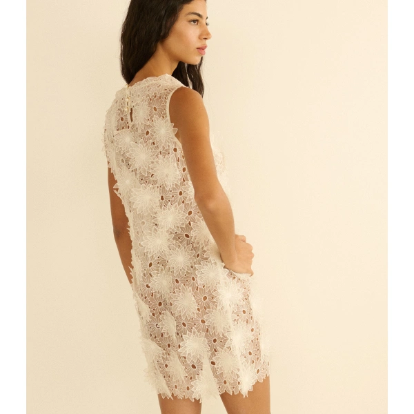Doen Adelia Dress in Salt | Midi Dresses | Coveti, view 6