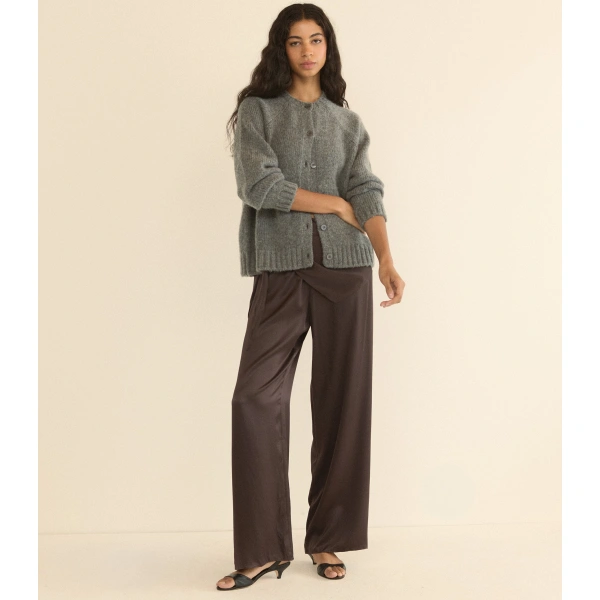 Doen Adley Cardigan in Charcoal Melange | Cardigans | Coveti, view 5