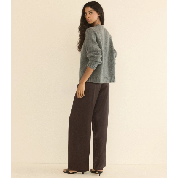 Doen Adley Cardigan in Charcoal Melange | Cardigans | Coveti, view 6
