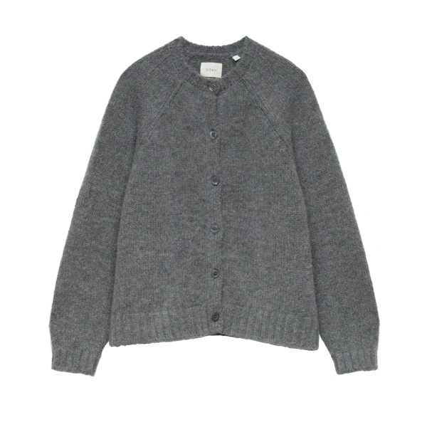 Doen Adley Cardigan in Charcoal Melange | Cardigans | Coveti