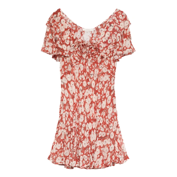 Alcida Dress in Rouge Ambridge Rose