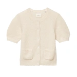 Doen Alesia Cashmere Cardigan in Dogwood | Cardigans | Coveti