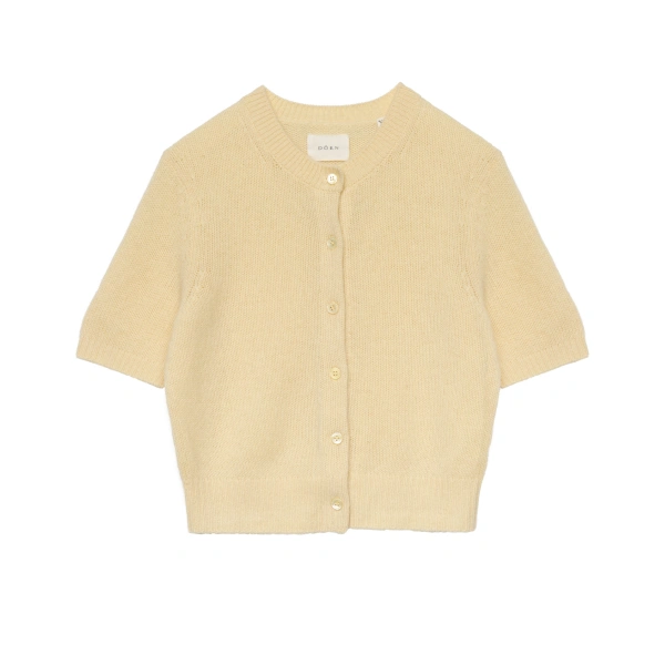 Doen Alesia Cashmere Cardigan in Gateau | Cardigans | Coveti