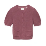 Doen Alesia Cashmere Cardigan in Rose Mauve | Cardigans | Coveti