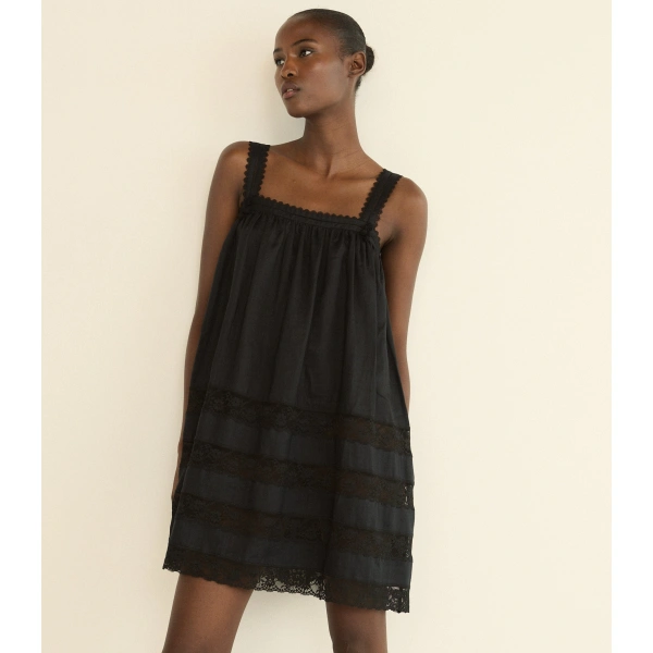 Doen Aloise Dress in Black | Mini Dresses | Coveti, view 5