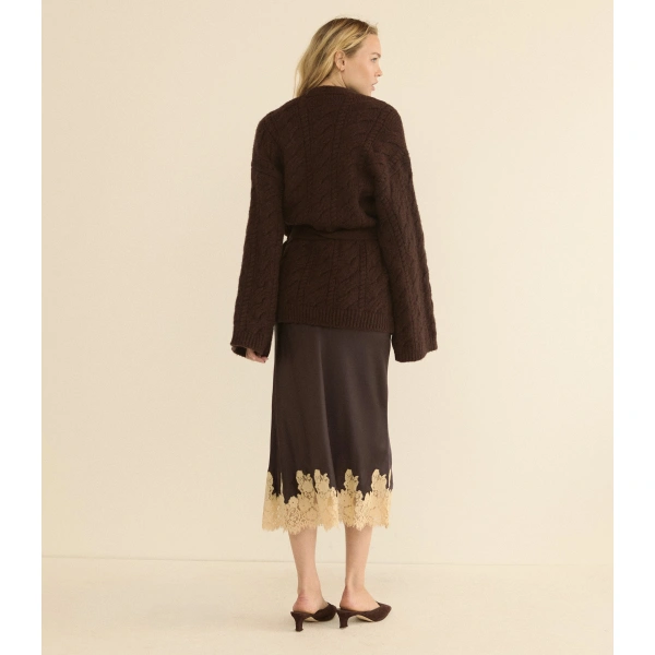 Doen Alpine Cardigan in Sycamore Bark | Cardigans | Coveti, view 5