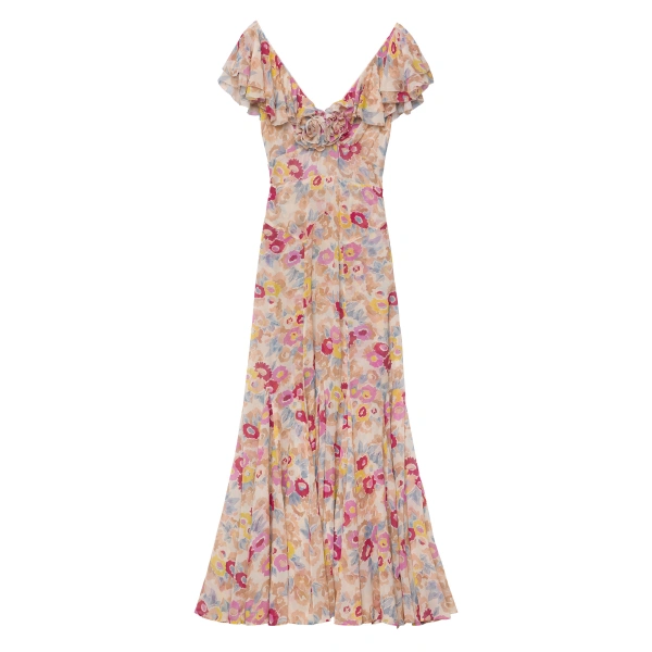 Doen Amérelle Dress in Jardin de Camelias | Midi Dresses | Coveti