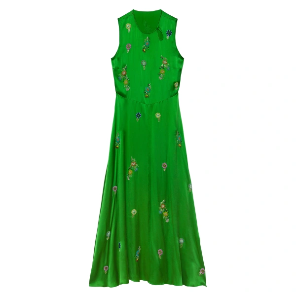 Amari Dress in Emerald