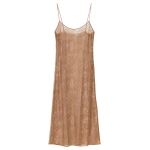 Doen Amedine Slip in Carob | Slip Dresses | Coveti