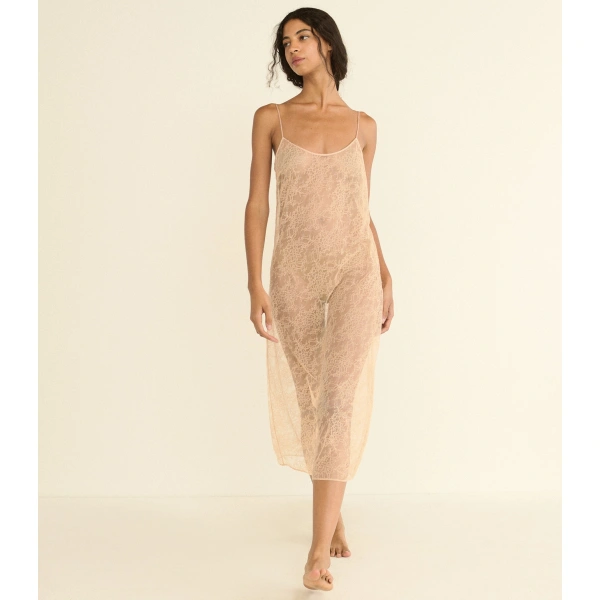 Doen Amedine Slip in Conch | Slip Dresses | Coveti, view 2