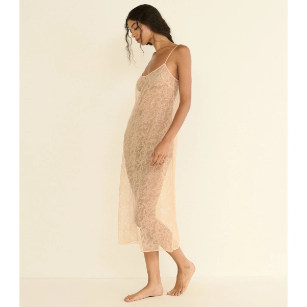 Doen Amedine Slip in Conch | Slip Dresses | Coveti, view 4