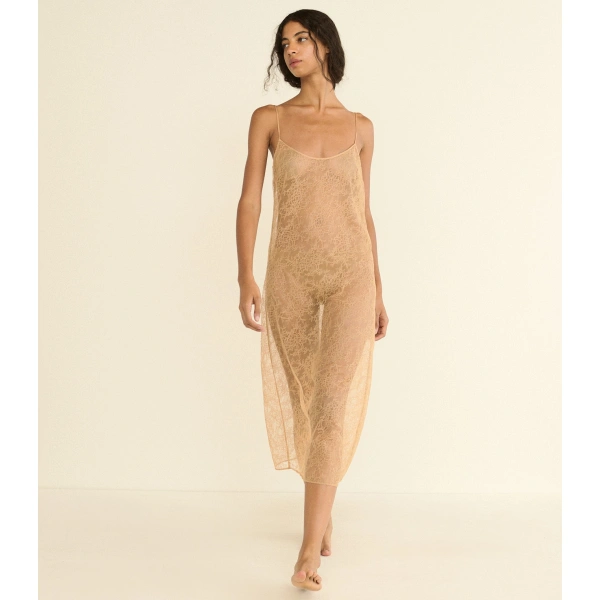 Doen Amedine Slip in Sand Dollar | Slip Dresses | Coveti, view 2