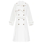 Doen Amherst Trench in Salt | Trench Coats | Coveti