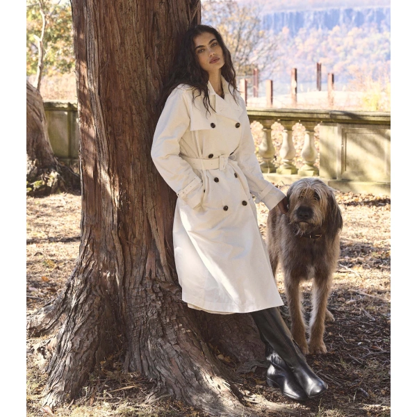 Doen Amherst Trench in Salt | Trench Coats | Coveti, view 6