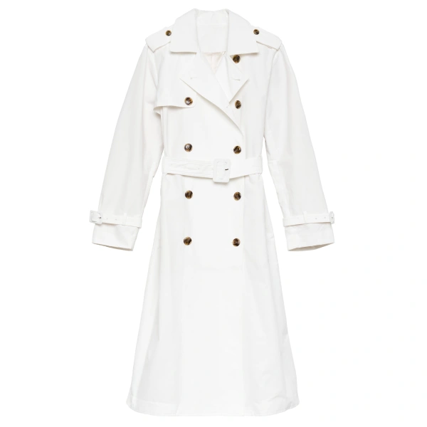 Doen Amherst Trench in Salt | Trench Coats | Coveti