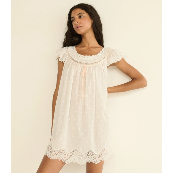 Doen Amore Nightgown in Salt | Loungewear | Coveti, view 2