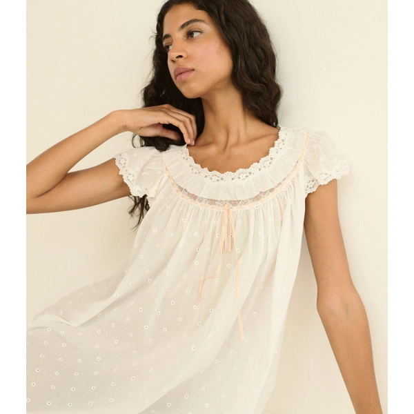 Doen Amore Nightgown in Salt | Loungewear | Coveti, view 5
