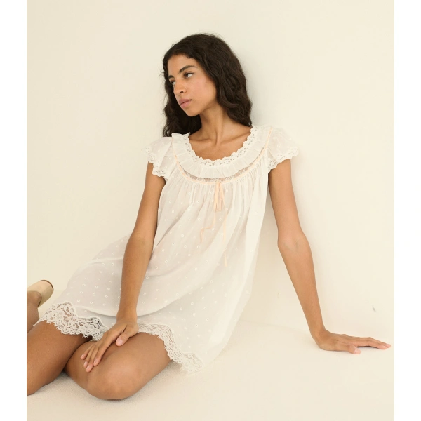 Doen Amore Nightgown in Salt | Loungewear | Coveti, view 6