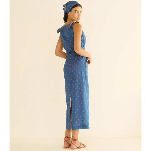 Doen Amorette Dress in Eartha Paisley | Midi Dresses | Coveti, view 5