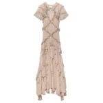 Doen Antoinette Anniversary Dress in Antique Blush | Midi Dresses | Coveti