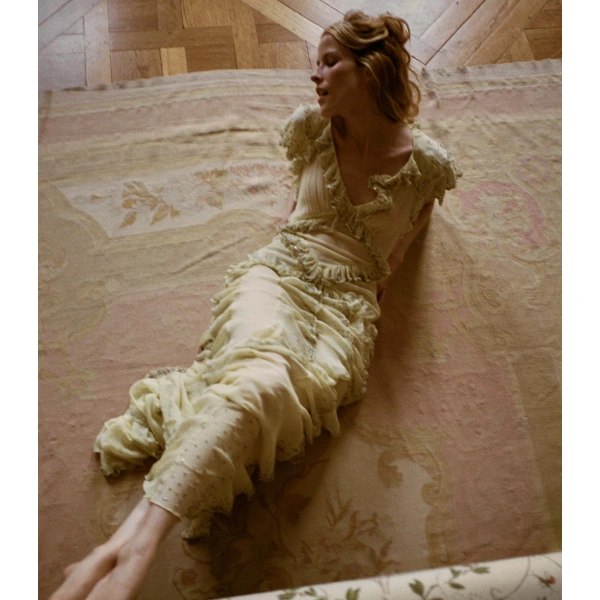 Doen Antoinette Anniversary Dress in Galette | Midi Dresses | Coveti, view 6