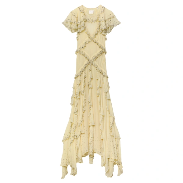 Doen Antoinette Anniversary Dress in Galette | Midi Dresses | Coveti