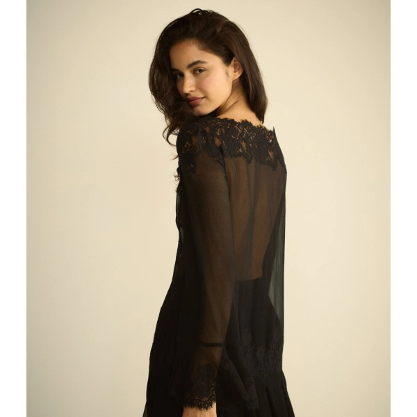 Doen Armance Dress in Black | Maxi Dresses | Coveti, view 4