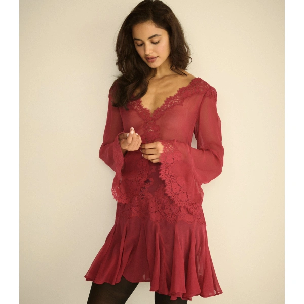 Doen Armance Dress in Red Snapdragon | Maxi Dresses | Coveti, view 2