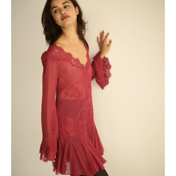 Doen Armance Dress in Red Snapdragon | Maxi Dresses | Coveti, view 3