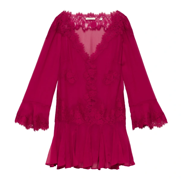 Armance Dress in Red Snapdragon