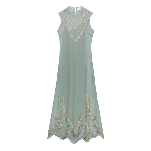 Artemise Dress in Sage