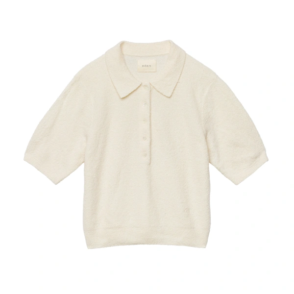 Doen Artie Polo in Ivory | T-Shirts | Coveti