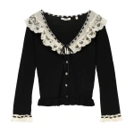 Doen Aubrielle Cardigan in Black | Cardigans | Coveti