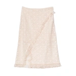 Doen Aurella Skirt in Soft Camellia | Midi Skirts | Coveti