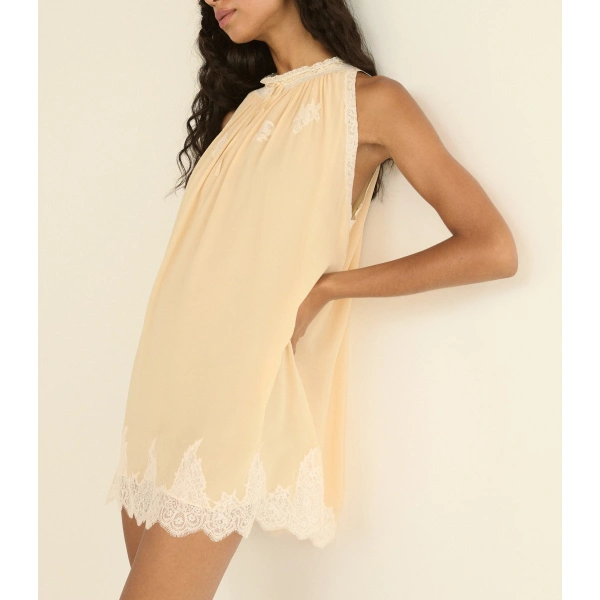 Doen Avalon Dress in Shell | Midi Dresses | Coveti, view 6