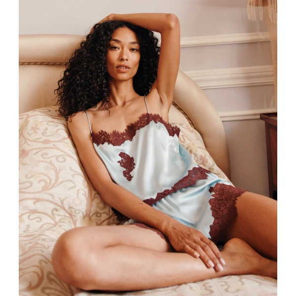 Doen Avelaine Top in Cloudless Sky | Blouses | Coveti, view 3