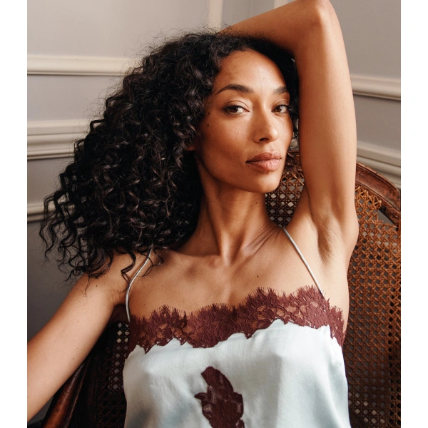 Doen Avelaine Top in Cloudless Sky | Blouses | Coveti, view 6