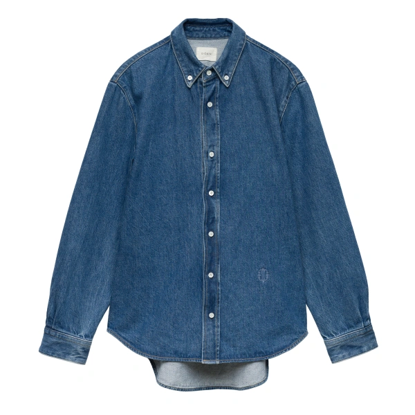 Bacall Shirt in Roussillon Mid Wash