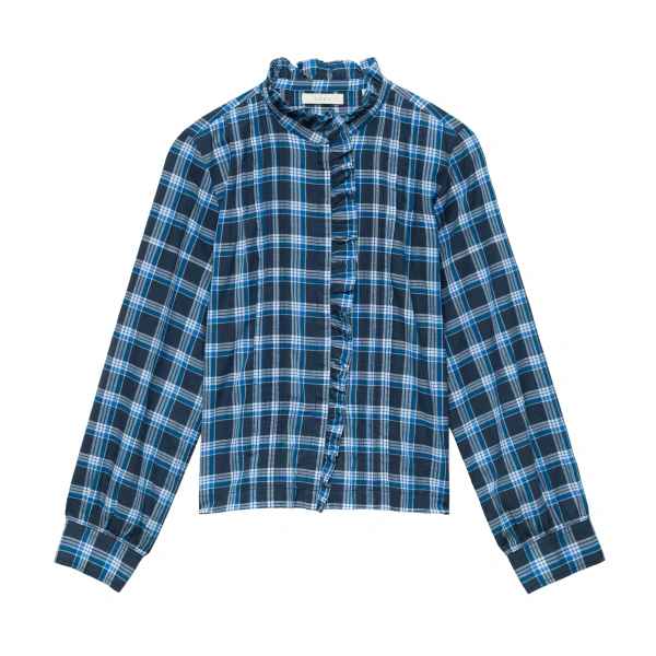 Barrett Top in Valmont Plaid